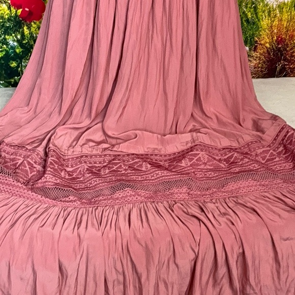 Ramy Brook Blush Pink Halter Maxi Dress. #1355 - Picture 2 of 6